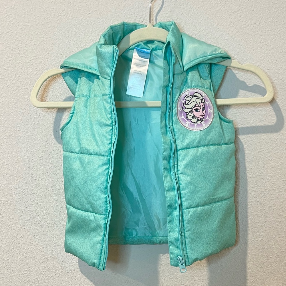 Disney Frozen Green Elsa Vest 2T - Picture 5 of 6